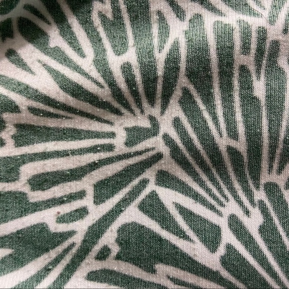 BCBGMaxAzria Green White Print Wrap Dress XS - Picture 12 of 12